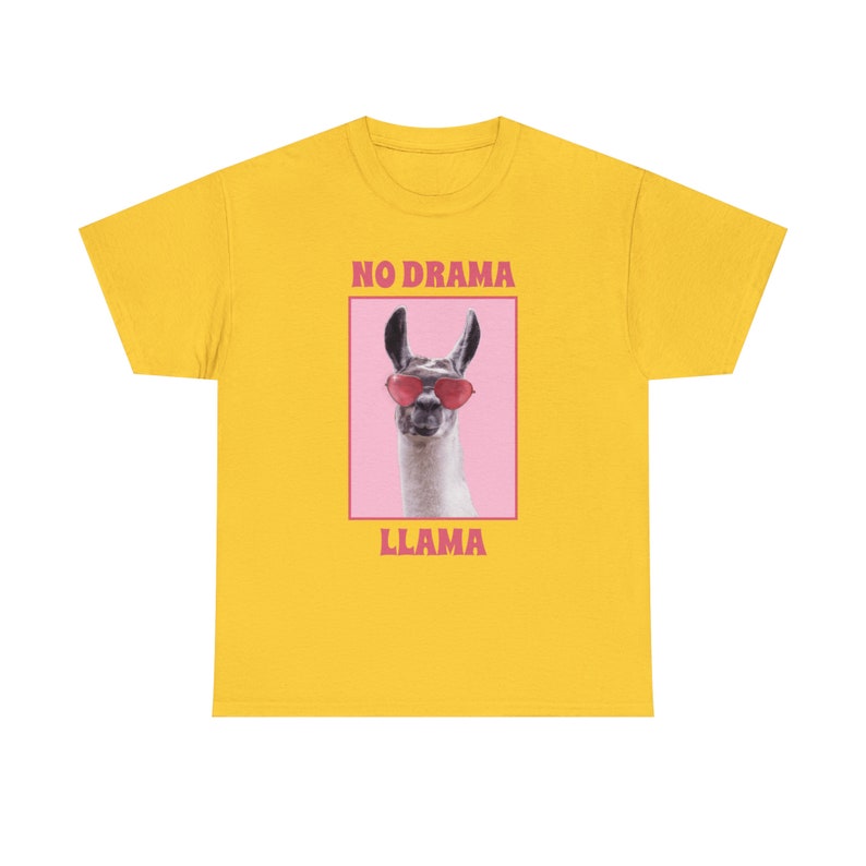 No Drama Llama Tee Embrace Positivity and Playfulness Keep the Llama Vibes Calm image 8