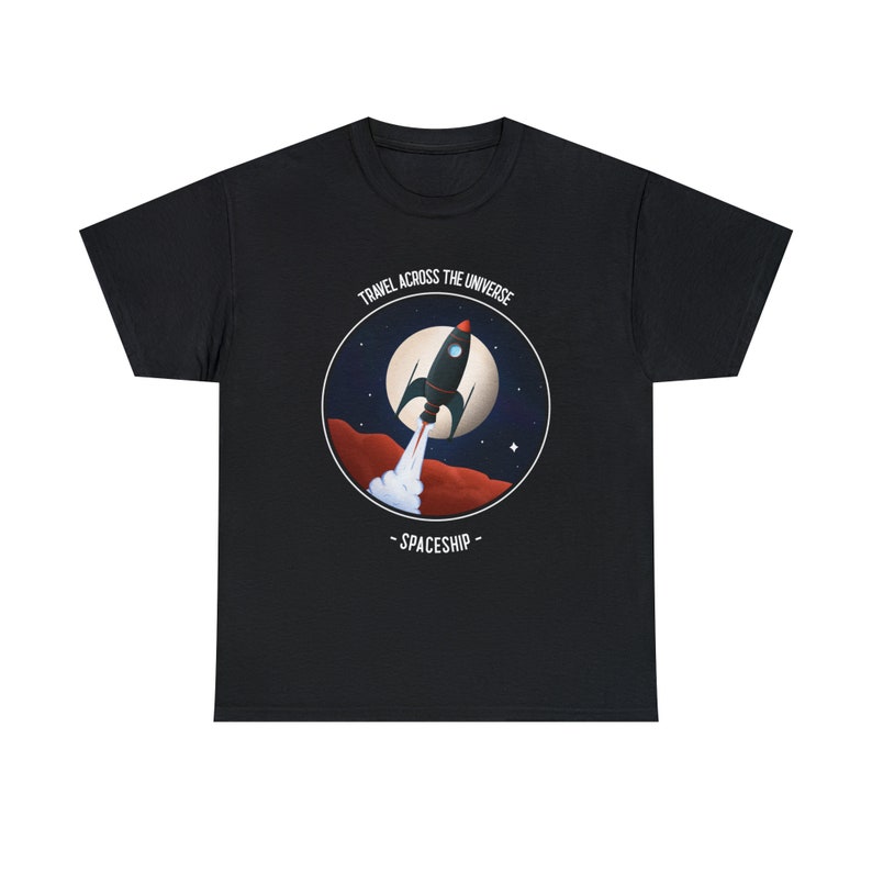 Travel Across the Universe Tee Set Sail on Cosmic Adventures Explore the Infinite image 2