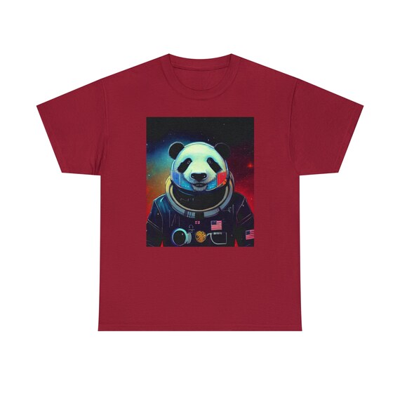 Space Panda Tee - Galactic Adventure with a Panda Twist - Explore the Cosmic Cuteness