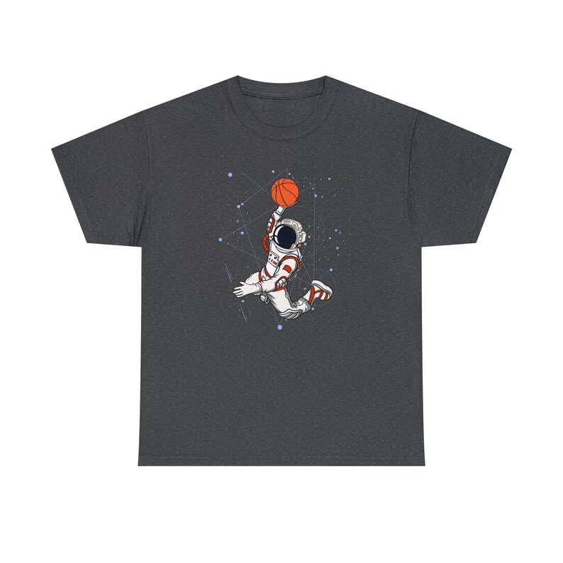 Slam Dunk Space Basketball Tee Cosmic Hoops for Basketball Fans Reach for the Stars image 10