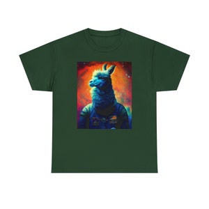 Space Llama Tee Cosmic Journey with a Llama Twist Embrace the Stellar Adventure image 3