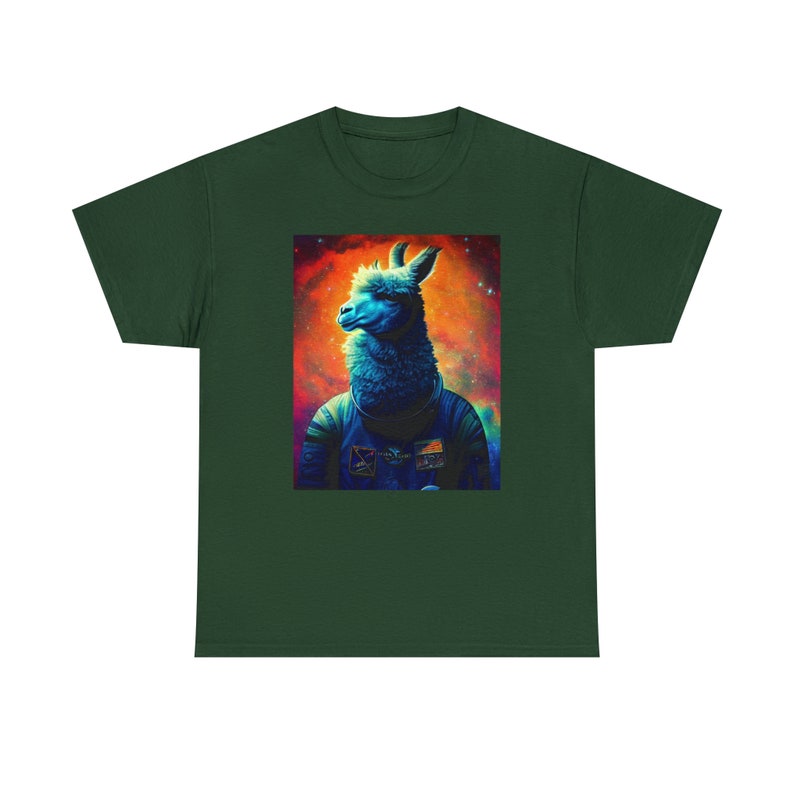 Space Llama Tee Cosmic Journey with a Llama Twist Embrace the Stellar Adventure image 3