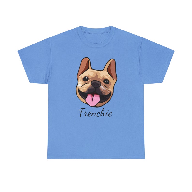 Golden Brown French Bulldog Face Shirt image 7