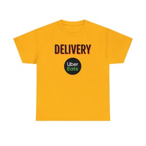 Delivery Uber Eats Tee Food Delivery Driver Shirt image 3