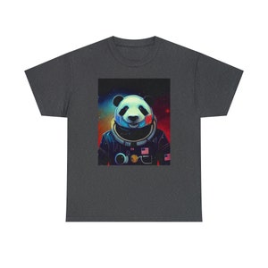 Space Panda Tee Galactic Adventure with a Panda Twist Explore the Cosmic Cuteness image 9