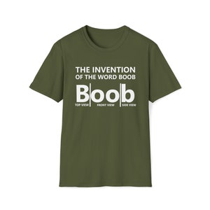 Stubby Holder - The Invention Of The Word Boob - Funny Novelty