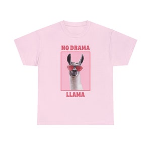 No Drama Llama Tee Embrace Positivity and Playfulness Keep the Llama Vibes Calm image 5