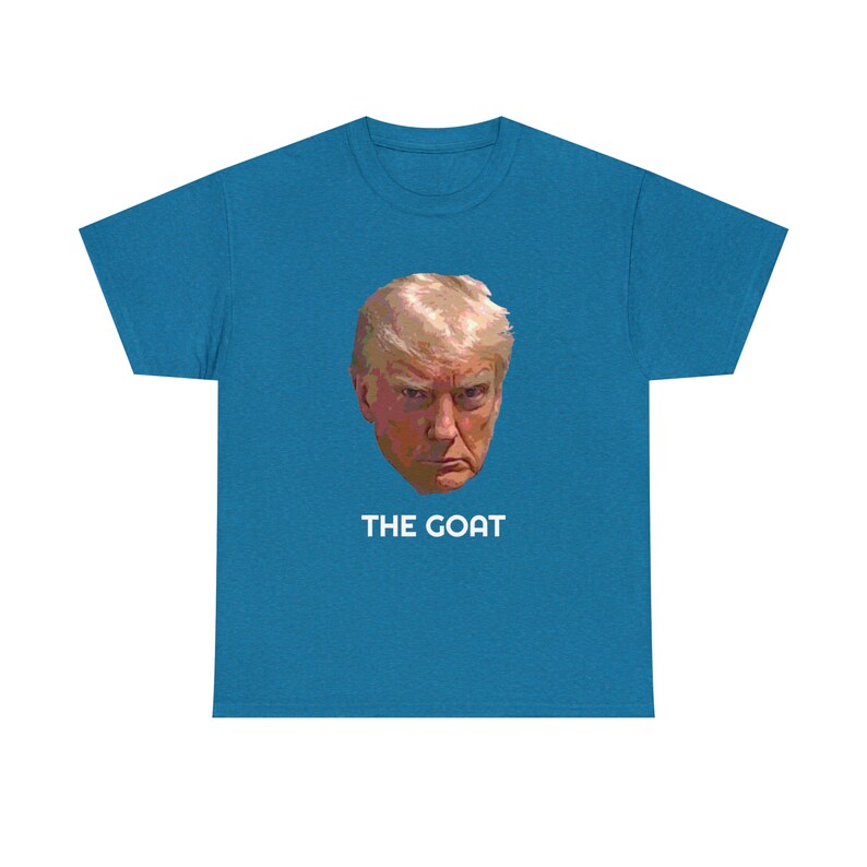 Trump Mugshot Tee The Goat Tee Donald Trump Mugshot t-shirt, trumpmugshot image 2