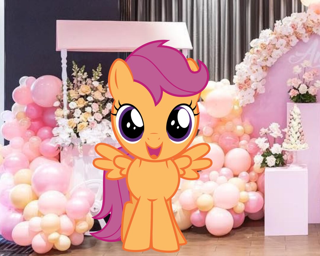 Pony Theme Cutout, Cute Pony Cutout Party Decoration Theme Baby Shower ...