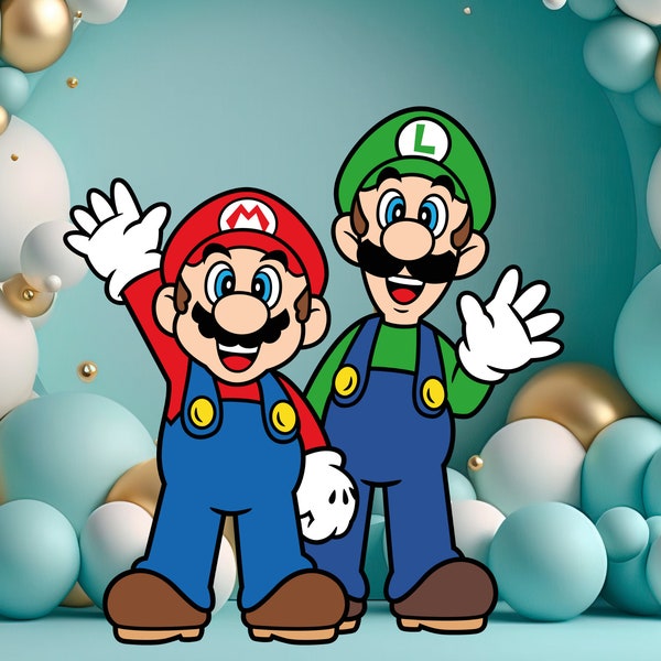 Printable Mario Cutout - Etsy