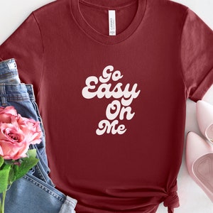 Easy on Me shirt, Go Easy tee, music lyric top, Easy on me, lyric apparel, pop culture fashion, unique gift, Concert Tee, Fan Shirt, Pop Tee