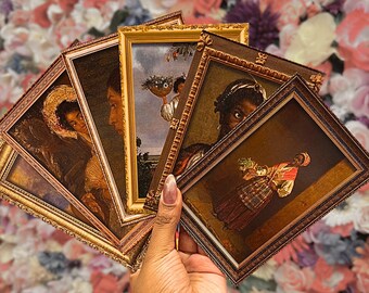 Fine Art Postcard Set | Unique Mini Art Print, Antique Postcard, Vintage Mail, Pick 6