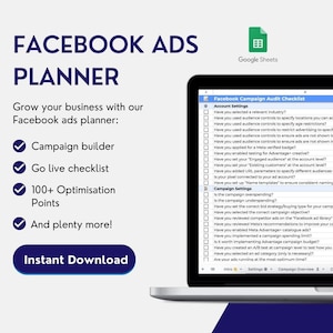 2025 Facebook Ads Planner - Facebook Ads - Facebook Ads Campaign