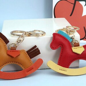 Buy Leather Horse Bag Charm, Pony Purse Charm, Horse Charm Pendant, Yellow  Rodeo Bag Ornament, Equestrian Purse Charm, Hermes inspired Charm Keychain  Online at desertcartINDIA