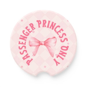 Car Coaster Passenger Princess Car Accessory cute Gift for Her Decorative Drink Coaster girlfriend appreciation gift