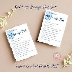 Bachelorette party Scavenger Hunt Template, Editable Scavenger Hunt Game, Printable Bachelorette Game, Digital Template