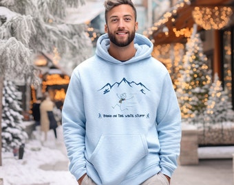 Ski Hoodie, Skier Hoodie, Snow Hoodie, Winter Hoodie, Winter Apparel