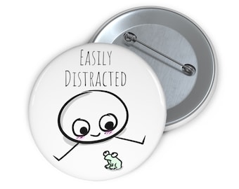 Easily Distracted by Shiny Things Custom Vinyl Sticker - Etsy