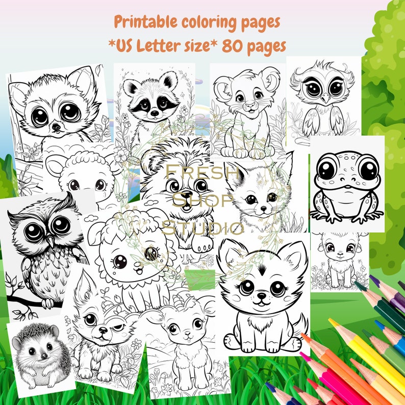 Kit De Pintura 2 En 1 WPRO Theo – 12 Lápices De Colores Y 36 Hojas Para Colorear En Caja De Cartón Reciclado, Ideal Para Viajes Y Regalos Creativos