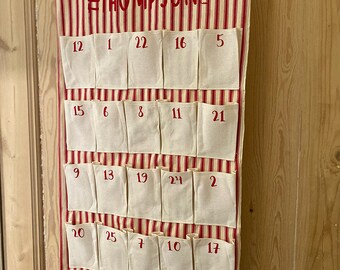 Custom Advent Calendar Wall Hanging Advent Calendar Christmas Countdown Custom Advent Calendar Wall Hanging Advent Calendar Christmas Countdown