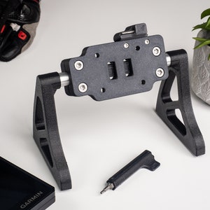 Zumo XT / Zumo XT2 holder including safety lock for 12 mm handlebar e.g. BMW R1200/1250GS Garmin Navi