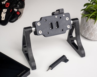 Zumo XT / Zumo XT2 holder including safety lock for 12 mm support bar e.g. BMW R1200/1250GS Garmin navigation device