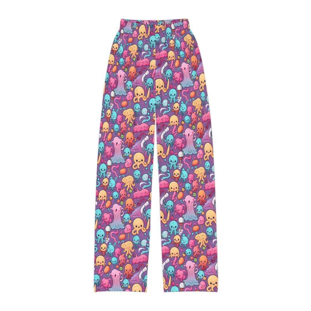 Octopus Candyland Kids Pajama Pants AOP Etsy