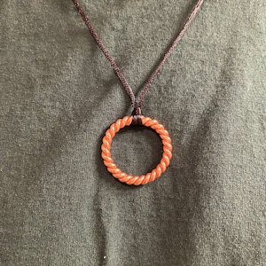 Tensor Ring Pendant - Empowerment Cubit - Thick Gauge 188 MHz