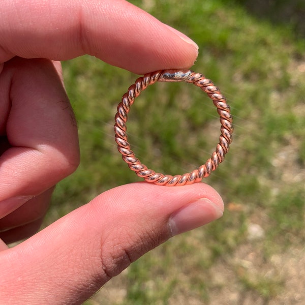 Tensor Ring Pendant - 1/8 Ra-Mu cubit - 404MHz - Braze Welded
