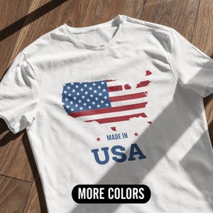 Made In USA Shirt Flag Shirt, America Flag T-shirt, 4Th Of July Flag Shirt, Patriotic T-Shirts, USA Flag Shirt, Patriotic American Flag Tee