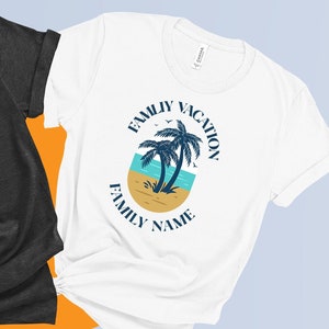 Custom Family Vacation 2025 Shirt, Personalized Shirt, Family Matching Shirt, Customized Summer Shirt, Holiday Funny Shirt For Family