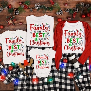 Family Is The Best Part Of Christmas Shirts, Family Christmas Tees, Family Shirt, Christmas Group Shirt, Christmas Pajamas, Xmas Squad Tee