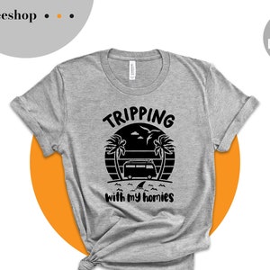 仲間と旅行シャツ、友達のバケーションシャツ、友達のホリデーシャツ、夏休みシャツ、友達旅行Tシャツ、夏旅行シャツ