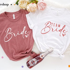 Bride Shirt, Bride Team Shirts, Bridal Shirt, Engagement Party Shirt, Bride Shirt, Bachelorette Party Shirts, Bridesmaid Shirts, Bride Squad