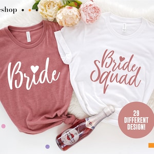 Bachelorette Party Shirts, Bridal Party Shirts, Funny Bachelorette, Bridesmaid Shirt, Bride and Squad Shirt, Bride Shirt, Wedding Party Tees