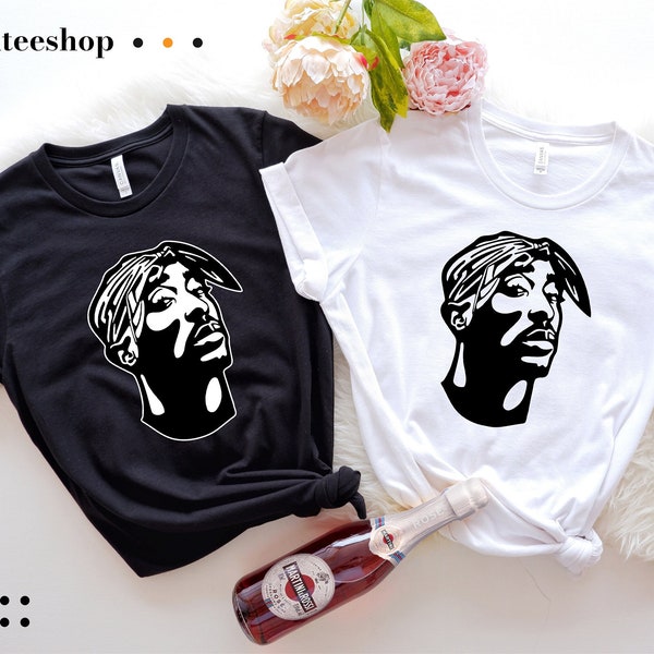 Tupac Shirt - West Coast Rap Legend - Unisex Graphic Tee, Tupac Shakur Merch, Tupac Fans Shirt, Tupac Fans Gift Shirt, 2pac T-shirt