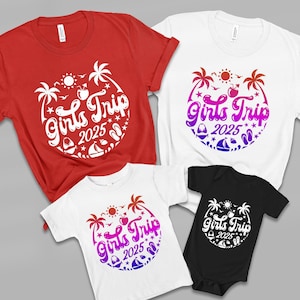 Girls Trip 2025 Shirt, Girls Weekend Shirt, Girls Trip Shirt, Girls Night Out, Girls Camping Shirt, Girls Trip 2025, Vacay Mode, Besties Tee