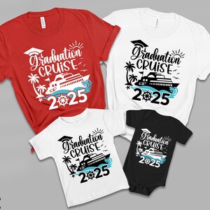 Graduation Cruise Shirt, Class of 2025 Family Graduation Cruise T-Shirts, Custom Family Graduation Cruise Crew Shirts, Senior 2025 Matching