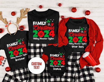 Family Christmas 2024 Making Memories Together Shirts, Christmas Family Shirt, Christmas Group Shirt, Christmas Pajamas, Christmas Gifts