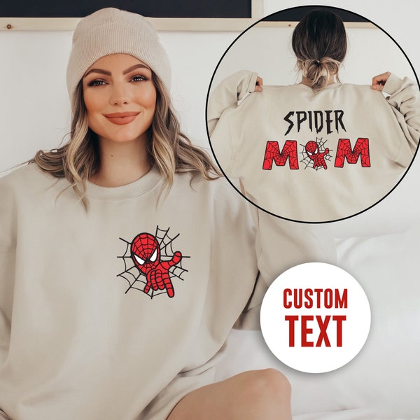 Custom Family Spider Sweatshirt, Spider Dad, Spider Mom Shirts, Family Matching Shirts, Marvell Family Tee, Spiderman Family Shirts