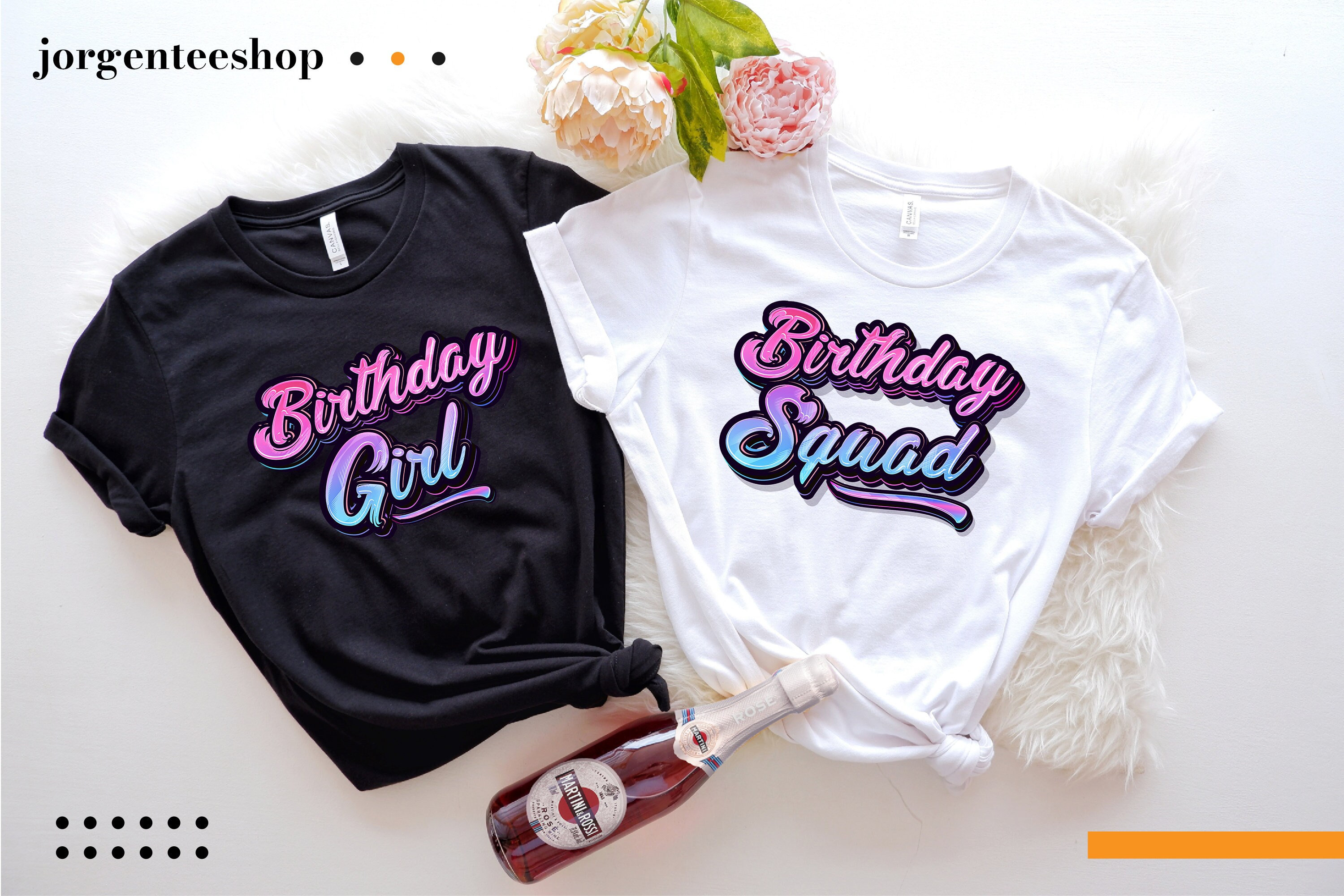 Birthday squad shirts and shorts deals
