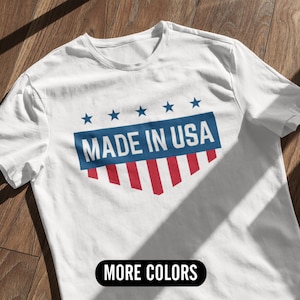 Made In USA Flag Shirt, American Flag T-shirt, 4Th Of July Flag Shirt, Patriotic T-Shirts, USA Flag Shirt, July 4th, Independence Day