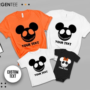 Custom Disney Halloween Shirt, Halloween Matching Shirts, Disney Mickey Minnie Shirt, Halloween Disney Trip Shirt, Family Halloween Shirts