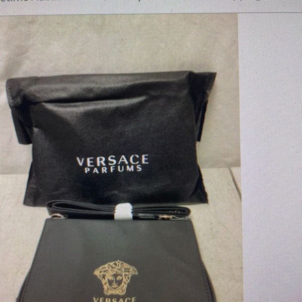 Vintage Versace perfume purse with dust bag