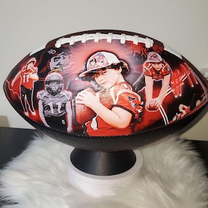 Custom Football, Personalized Football, Photo Ball, Birthday Gift, Senior Gift, Team Gift, Coach Gift, Sports, Picture Football, Memorial