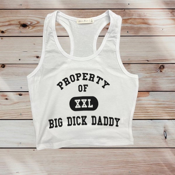 Property of XXL Cropped Tank Top, BDD top