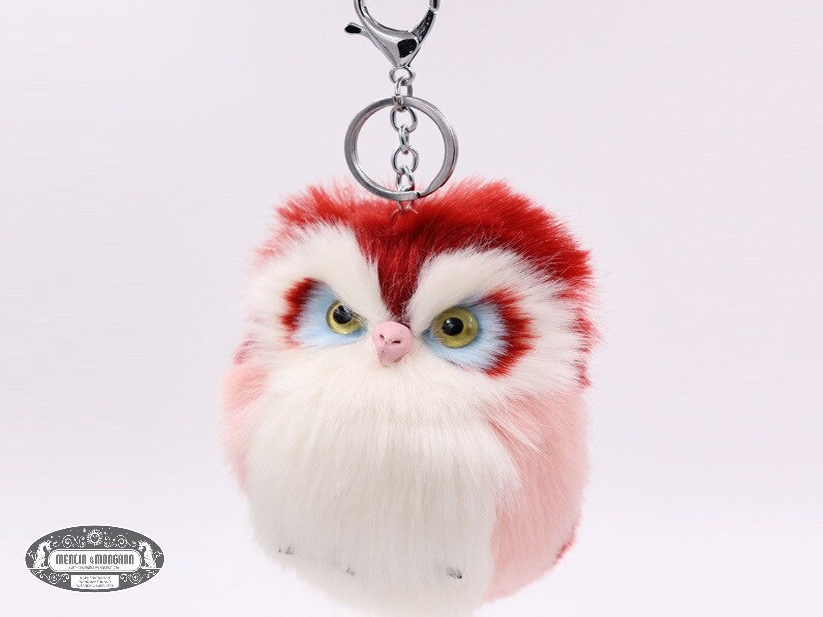 MerlinMorgana Mini Eastern Screech Owl Keychain
