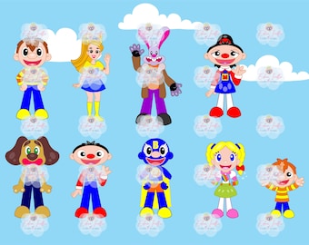 ベリーとベトの似顔絵キャラクター