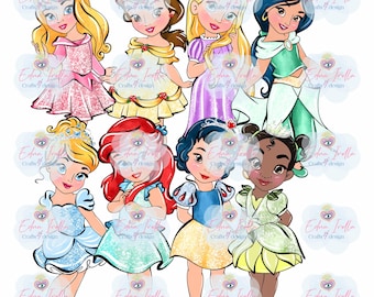 Disney Princess Watercolor. Disney Princess Watercolor