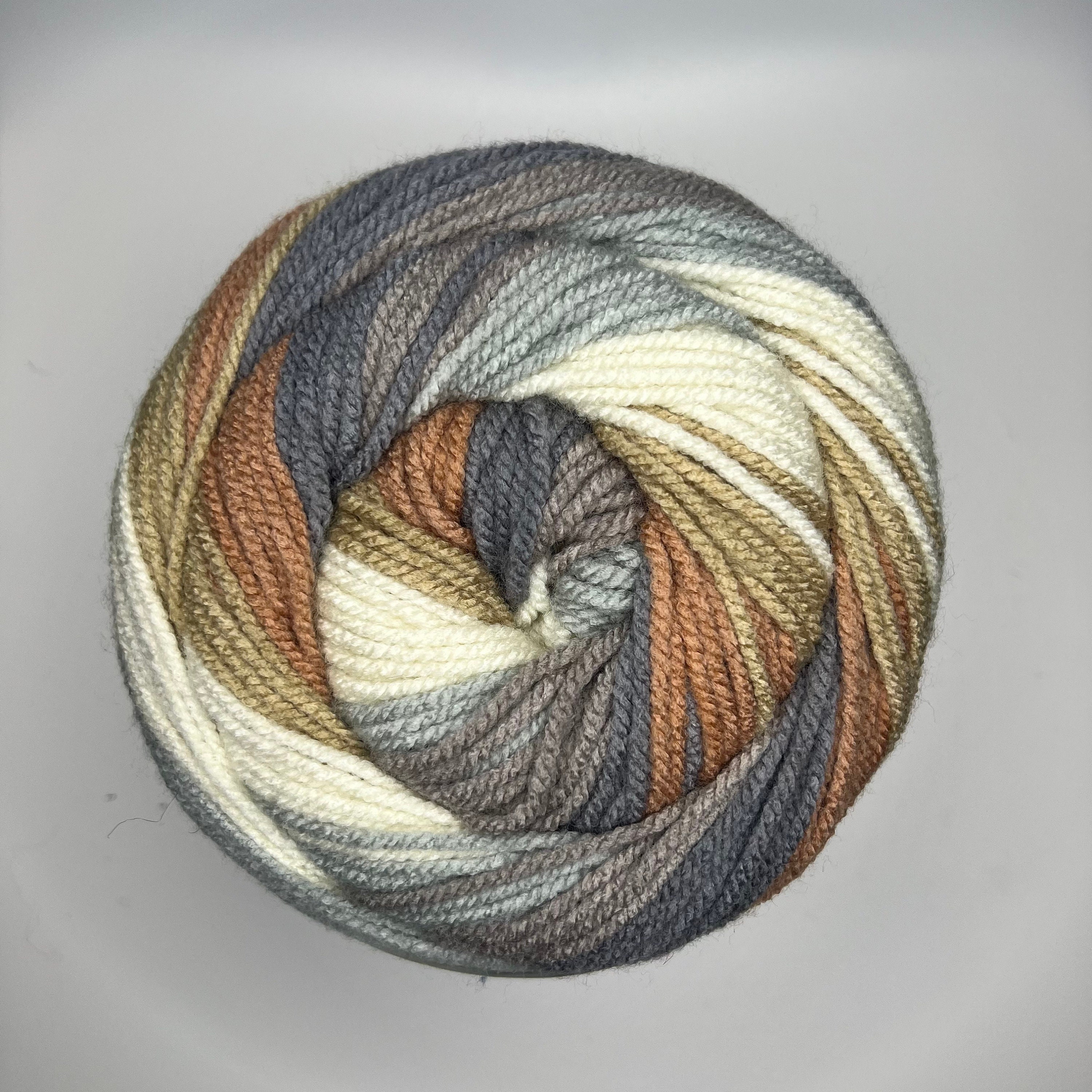 Caron Cinnamon Swirl Cakes Knitting Yarn. Sun and Surf. Etsy Canada